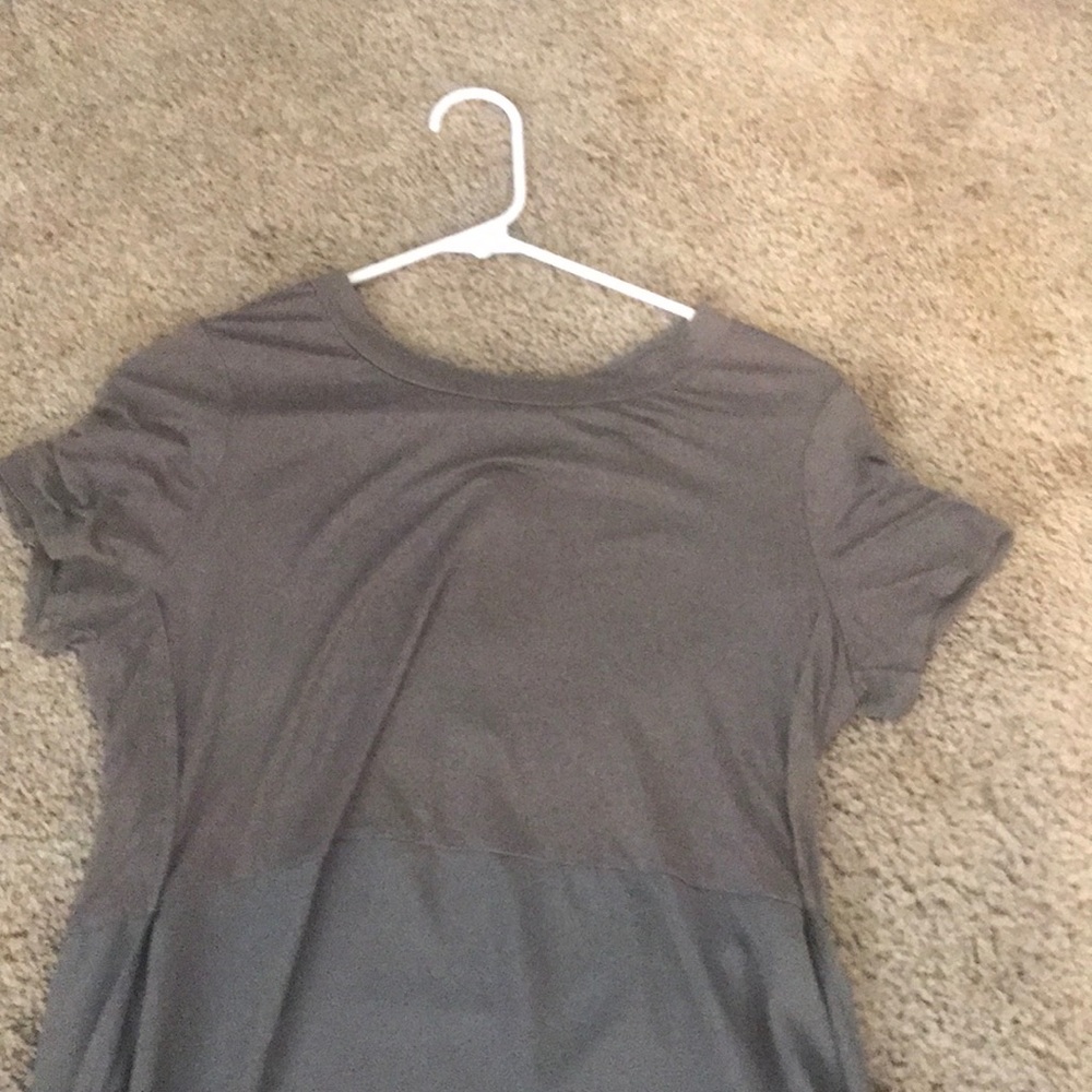 Green, flowy shirt